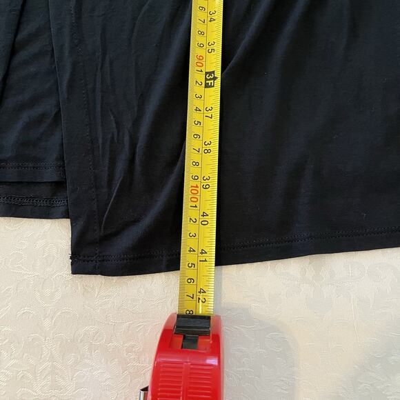 J Jill Wearever Collection Layered Maxi Dress Womens 3X Black Sleeveless Stretch - Picture 9 of 13